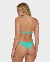 Ship Wrecked Tanga Bikini Bottoms - Green Tropics