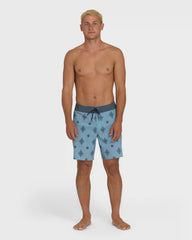 Good Times Pro 18" Boardshorts - Blue Fog