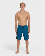 Straddie Pro Hi 20" Boardshorts - Tropical Teal