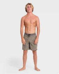 Good Times Lo Tide 17.5" Boardshorts - Slate Black