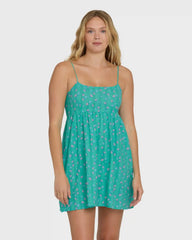 Island Heat Mini Cover-Up - Green Tropics