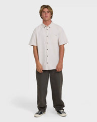 All Day Short Sleeve Woven Shirt - Khaki