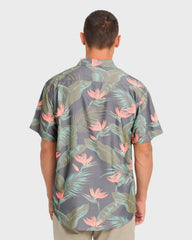 Sundays Lounge Short Sleeve Woven Shirt - Phantom