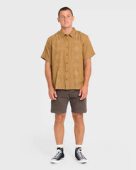 Cordoba Short Sleeve Cotton Shirt - Rubber