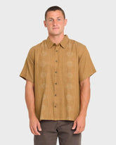 Cordoba Short Sleeve Cotton Shirt - Rubber
