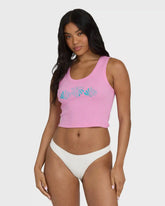 Newly Found Tank Top - Party Pink