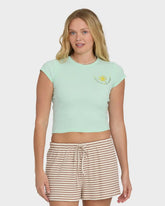 World Wanderer Short Sleeve Knit T-Shirt - Agave