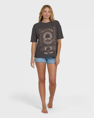 Natural Collection Short Sleeve Knit T-Shirt - Off Black
