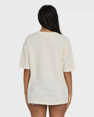 Forever Dawn Short Sleeve Knit T-Shirt - White Cap