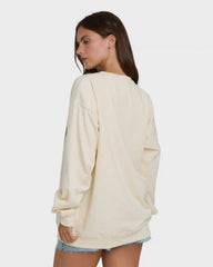 Coastal Paradise Crewneck Sweatshirt - White Cap