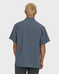 A/Div Surftrek Transit Short Sleeve Woven Shirt - True Navy
