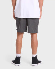 Crossfire Elastic Wave Washed 18" Amphibian Hybrid Shorts - Black