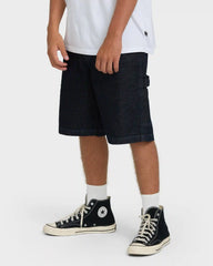 Bad Dog 22" Denim Shorts - Dark Denim