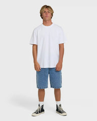 Bad Dog 22" Denim Shorts - Faded Denim