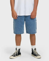 Bad Dog 22" Denim Shorts - Faded Denim