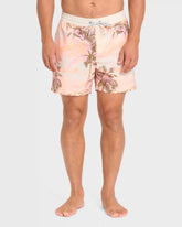 Good Times Layback 16" Swim Trunks - Pale Peach