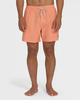 Every Other Day Wave Washed Layback 16" Trunks - Cantaloupe