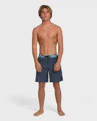 True North Garage Lo Tide 18" Boardshorts - True Navy