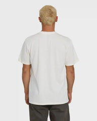 Essential Wave Washed Premium Short Sleeve Pocket Tee - Off White