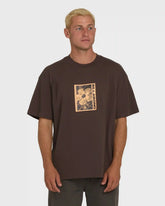 Link OG Short Sleeve Knit T-Shirt - Chocolate Brown