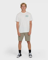 Ripple Premium Short Sleeve Cotton Graphic T-Shirt - Off White