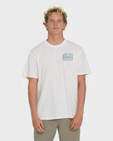Ripple Premium Short Sleeve Cotton Graphic T-Shirt - Off White