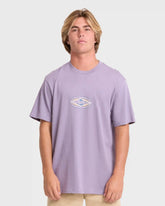 Rotor Diamond Premium Short Sleeve Knit Graphic T-Shirt - Purple Ash