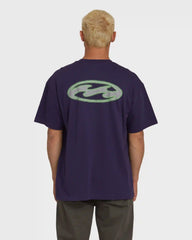 Bad Dog Tonedawg OG Short Sleeve Knit T-Shirt - Purple Velvet