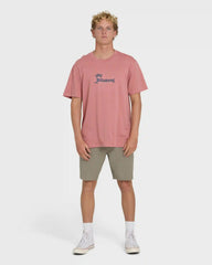 Check Out Premium Short Sleeve Knit T-Shirt - Ash Rose