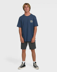 Crossboards Premium Short Sleeve Knit T-Shirt - Dark Denim