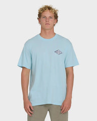 Dim Arch Premium Short Sleeve Knit T-Shirt - Coastal Blue