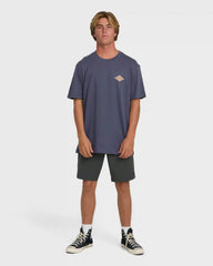 Dim Arch Premium Short Sleeve Knit T-Shirt - Graystone