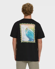 Nanda Ormond Occy Premium Short Sleeve Knit Graphic T-Shirt - Black