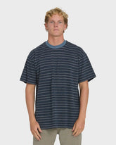 Garage Sandon Short Sleeve Knit T-Shirt - True Navy
