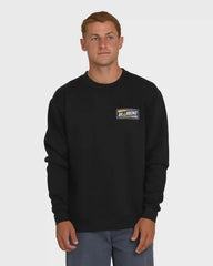 Walled Crewneck Sweatshirt - Black