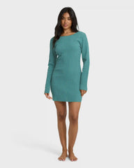 Dream Life Mini Dress - Bay Blue