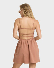 Suns Out Mini Dress - Sugar Almond