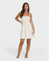 Suns Out Mini Dress - White Cap