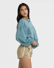 Road Trippin Print Shorts - Stone