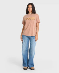 Hello Sundown Short Sleeve Knit T-Shirt - Sugar Almond