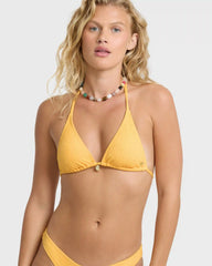 Crinkle Crush Triangle Bikini Top - Sundress