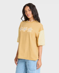 Avante Short Sleeve Cotton Jersey T-Shirt - Curry
