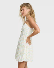 Prairie Days Mini Dress - Salt Crystal