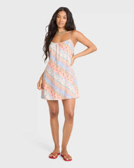 So Simple Mini Dress - Pale Peach