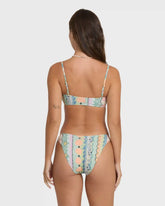 Tide Pool Maui Medium Bikini Bottoms - Light Blue Multi