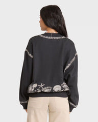 Sea Treasure Kendal Crewneck Sweatshirt - Black Sands