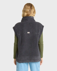 Waver Fleece Vest - Black Sands