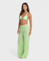 Sun Lit Cover Up Pants - Green Glow