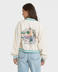 Sea Friends Bomber Jacket - White Cap