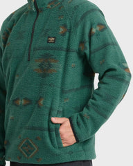 A/Div Boundary Mock Neck Half-Zip Sweatshirt - Smoke Pine